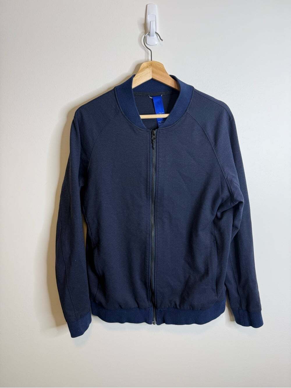 Kit and Ace Navy Zip-Up Lightweight Bomber Jacket size large